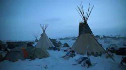 The Dakota Access Pipeline projects was blocked last year by the Standing Rock Sioux and supporters Photo by Scott OlsonGetty Images