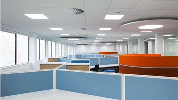 Leviton lighting application image flat panels