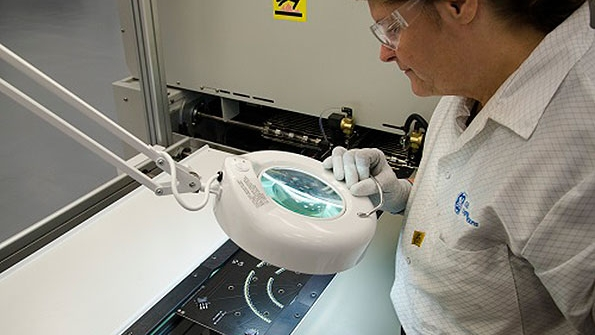 GE Hendersonville LED production area