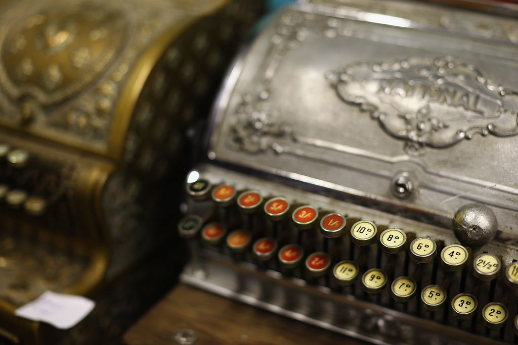 Old cash register