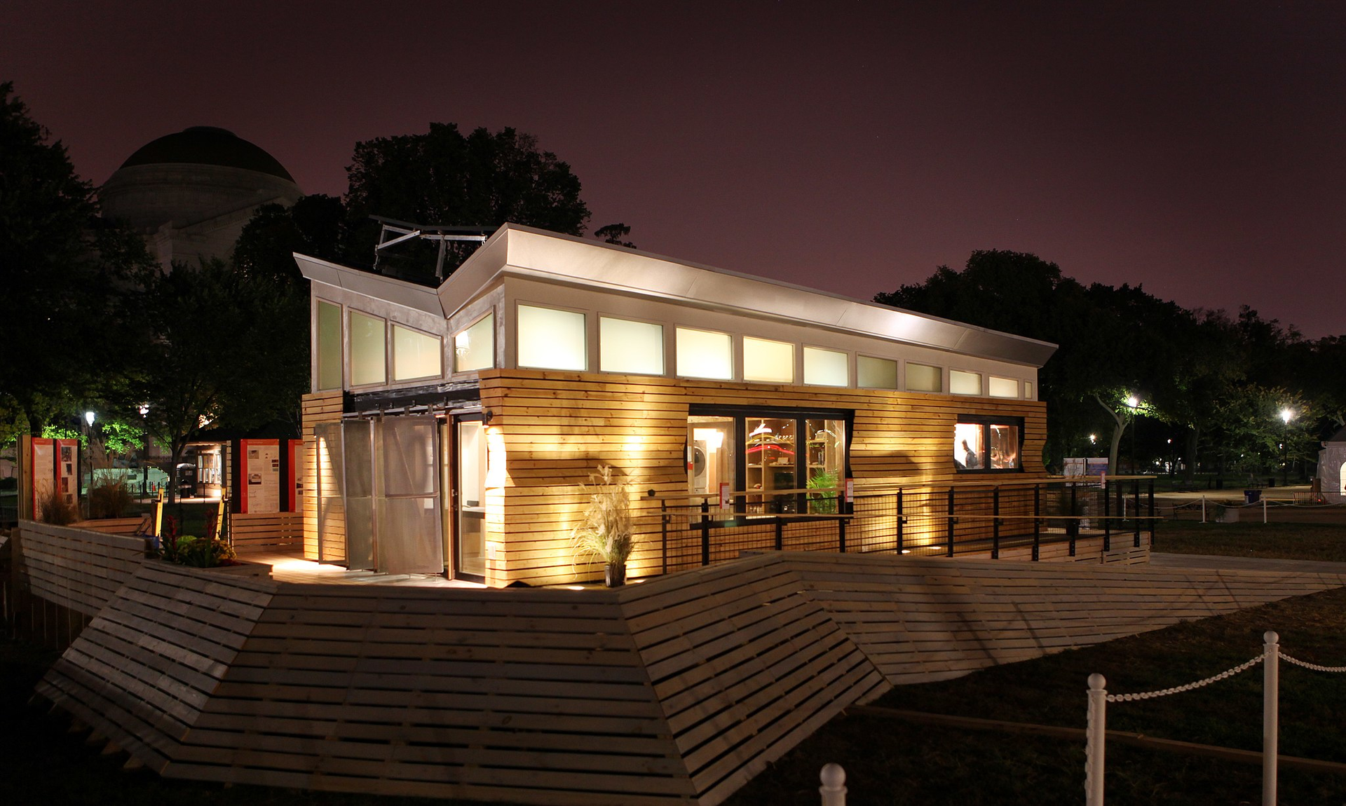A 2015 entrant in the Solar Decathlon