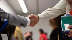 Handshake with lighting