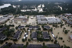 Image of flooded Houston Image of flooded Houston