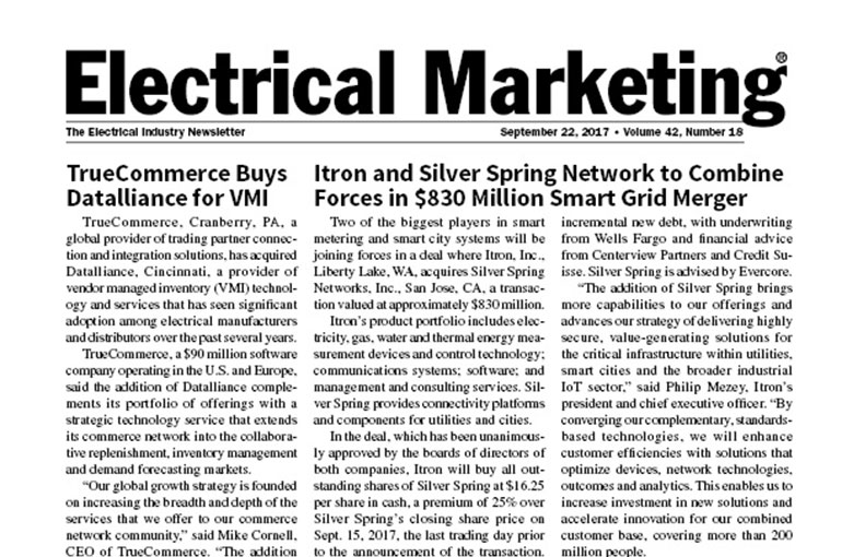 Electrical Marketing Digital Edition - Sept 22, 2017