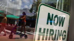 Now Hiring sign