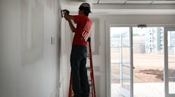 HAMDEN, CT - AUGUST 02: Electricians finish a room at Canal Crossing, a luxury apartment community consisting of 393 rental units near the university city of New Haven on August 2, 2017 in Hamden, Connecticut. According to a Pew Research Center analysis of Census Bureau housing data, more U.S. households are headed by renters than at any point since at least 1965. Sixty-five percent of households headed by people under the age of 35 were renting in 2016, an increase from the 2006 figure of 57 percent. (Photo by Spencer Platt/Getty Images)