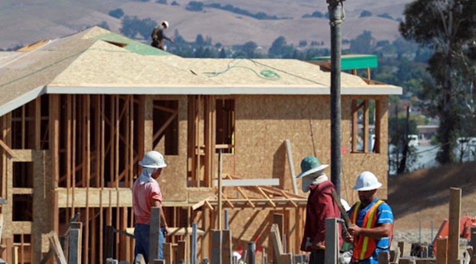 Construction such as this residential project in Petaluma, Calif., is a key market for Edges Electrical Group, San Jose, Calif.