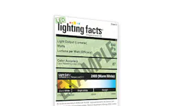 LED Lighting Facts label LED Lighting Facts label