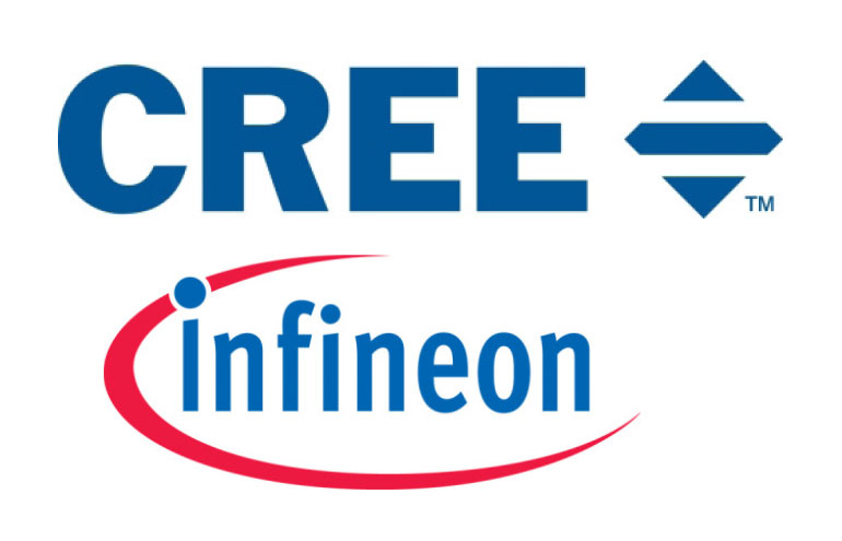 Cree and Infineon logos