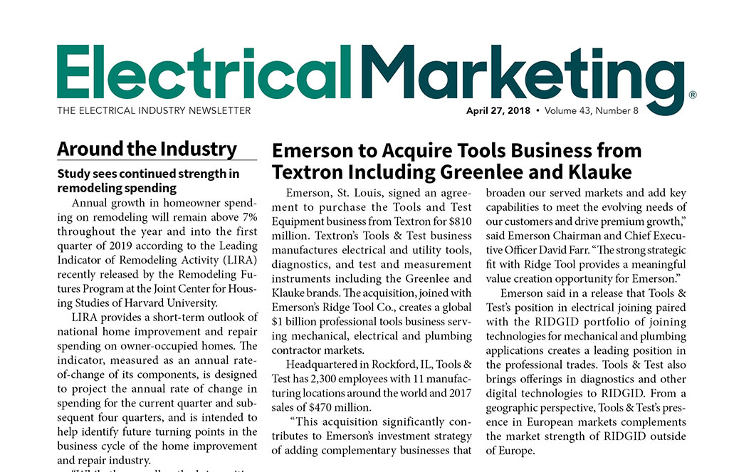 Electrical Marketing header 20180427
