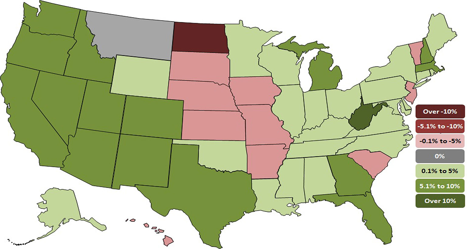 AGC State Employment Map April 2018