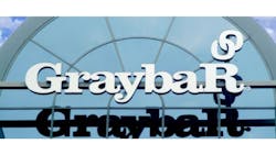Graybar logo on building Graybar logo on building