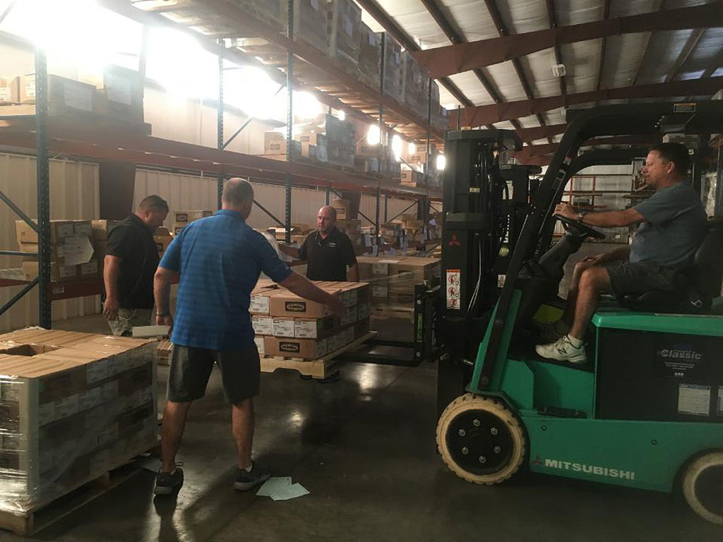 Tri-State Utility Products warehouse proved it can run without power.
