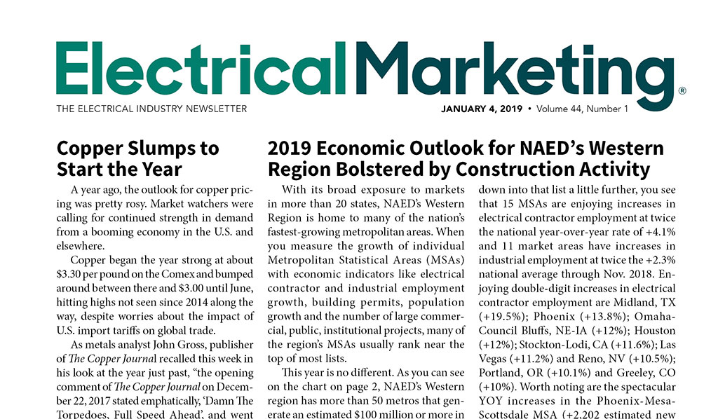 Electrical Marketing Jan 4 2019 front top