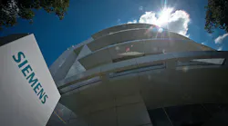 Siemens building with logo