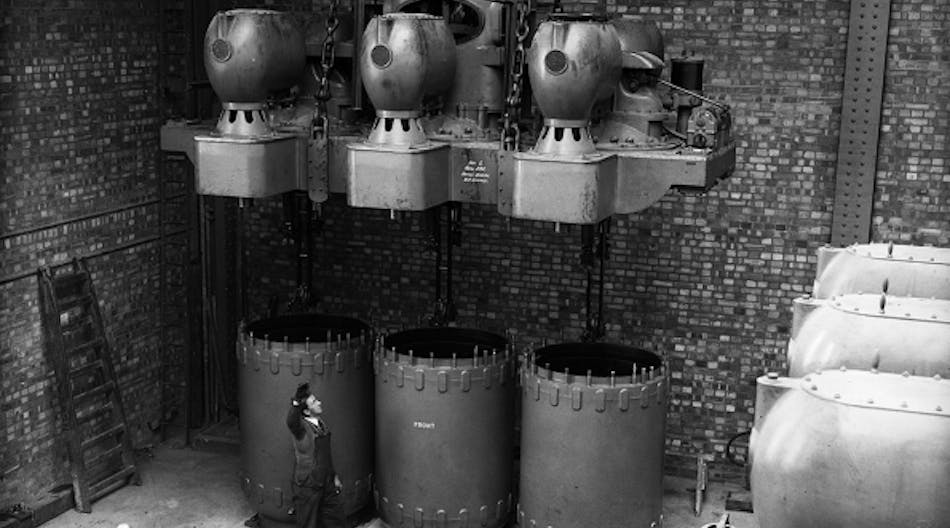 If anyone in the U.S. electrical market can work on circuit breakers like these 15,500V units from a 1932 photo at Battersea Power station, London, it may be the PEARL members. (Photo by Fox Photos/Getty Images)