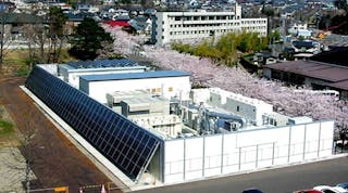 A microgrid in Sendai, Japan. Public domain.