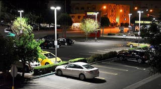 Deco Lighting parking lot installation