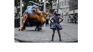 Wall Street Bull And Girl Photo 129389374 &copy; Quietbits Dreamstime 1025