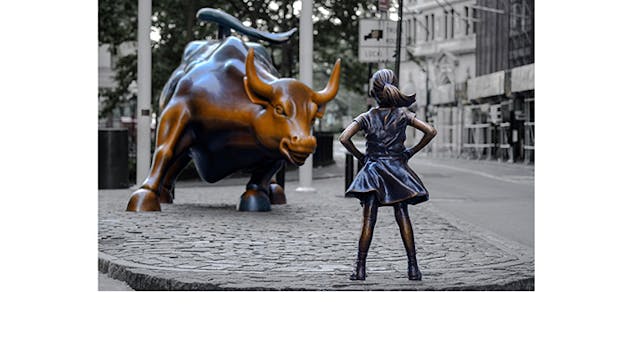Wall Street Bull And Girl Photo 129389374 &copy; Quietbits Dreamstime 1025