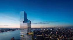 When complete in 2031, American Express' new headquarters in lower Manhattan will easily be one of the largest office projects in the nation. The 55-story office tower will be 1,226-ft tall; have the capacity for up to 10,000 workers; and include 2 million square feet of space.