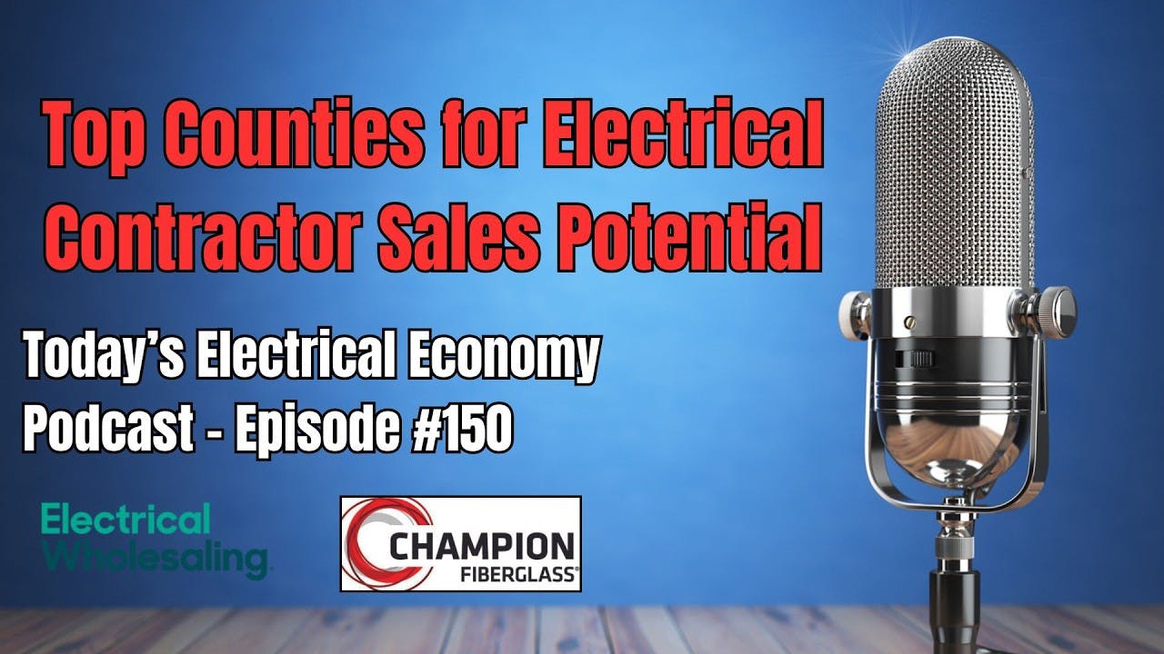 Top Counties for Estimated Electrical Contractors Sales Potential