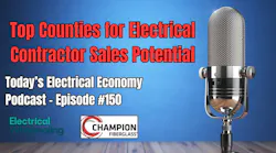 Top Counties for Estimated Electrical Contractors Sales Potential